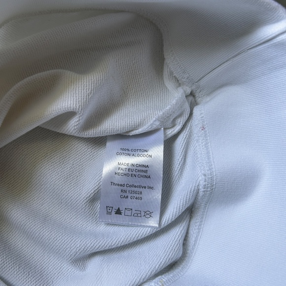 NWT Psycho Bunny Sweatshirt Mens Crew Neck Dixon Logo XXL white - Picture 8 of 9